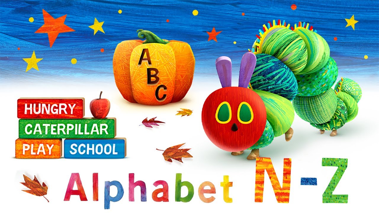 Hungry Caterpillar ABC Alphabet #2 - Learn to Read and Write N-Z Uppercase Letters | StoryToys Games