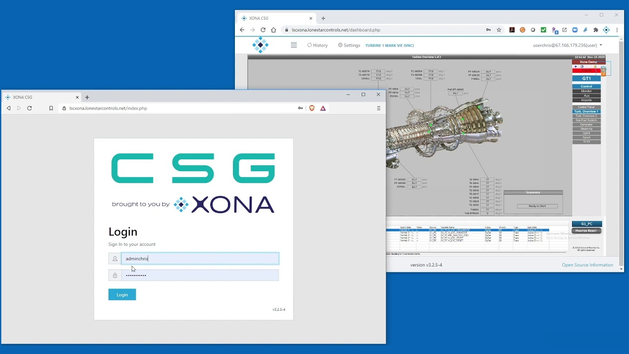 XONA Supervisor monitoring a live user session