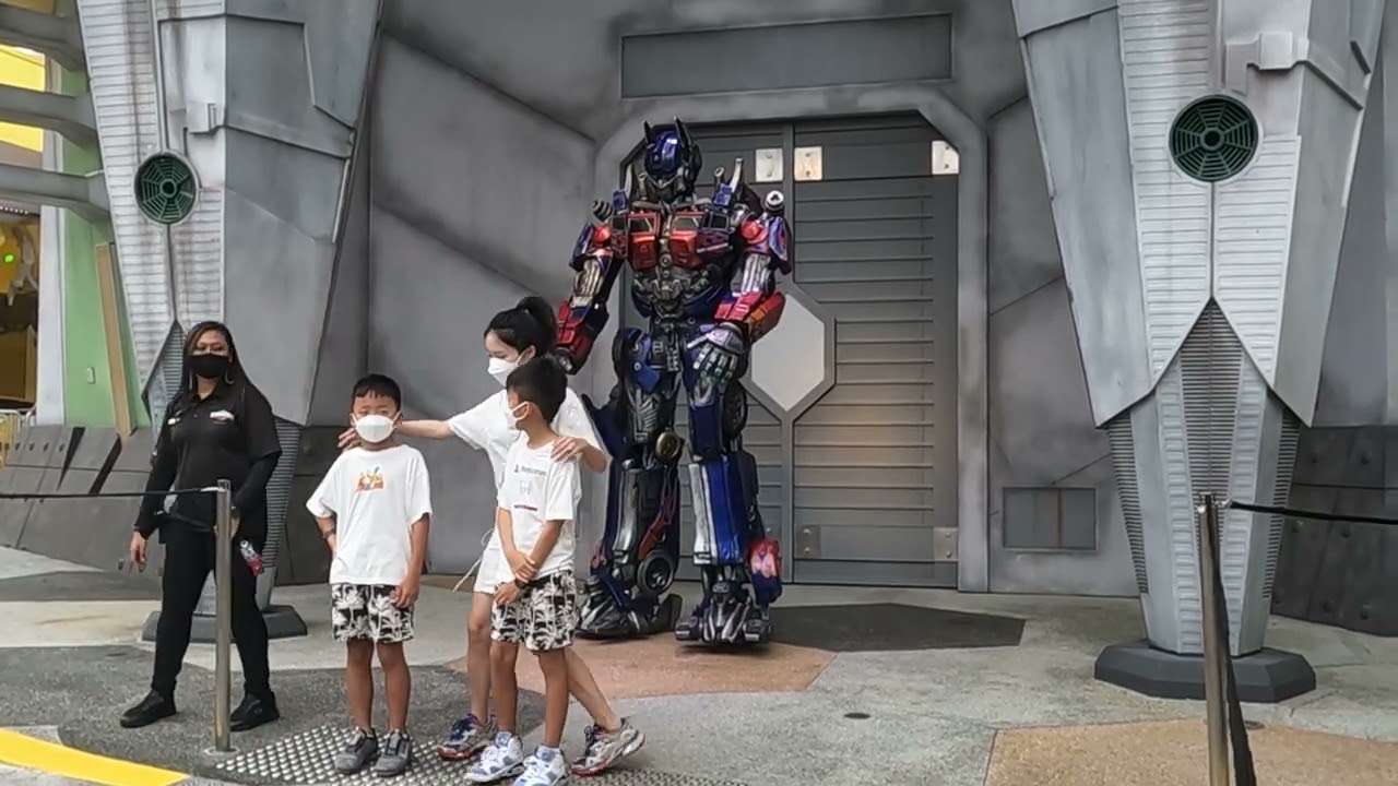 Optimus Prime at Universal Studios Singapore