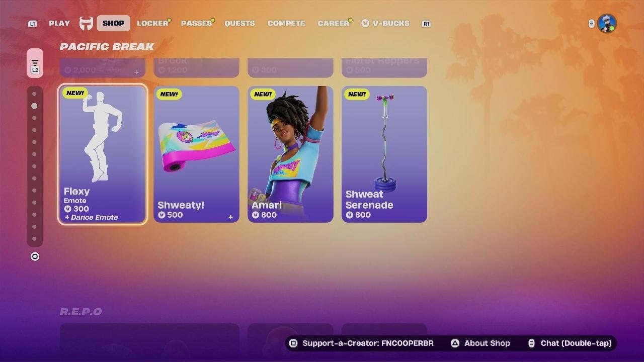 Fortnite item shop update 11/1/2026