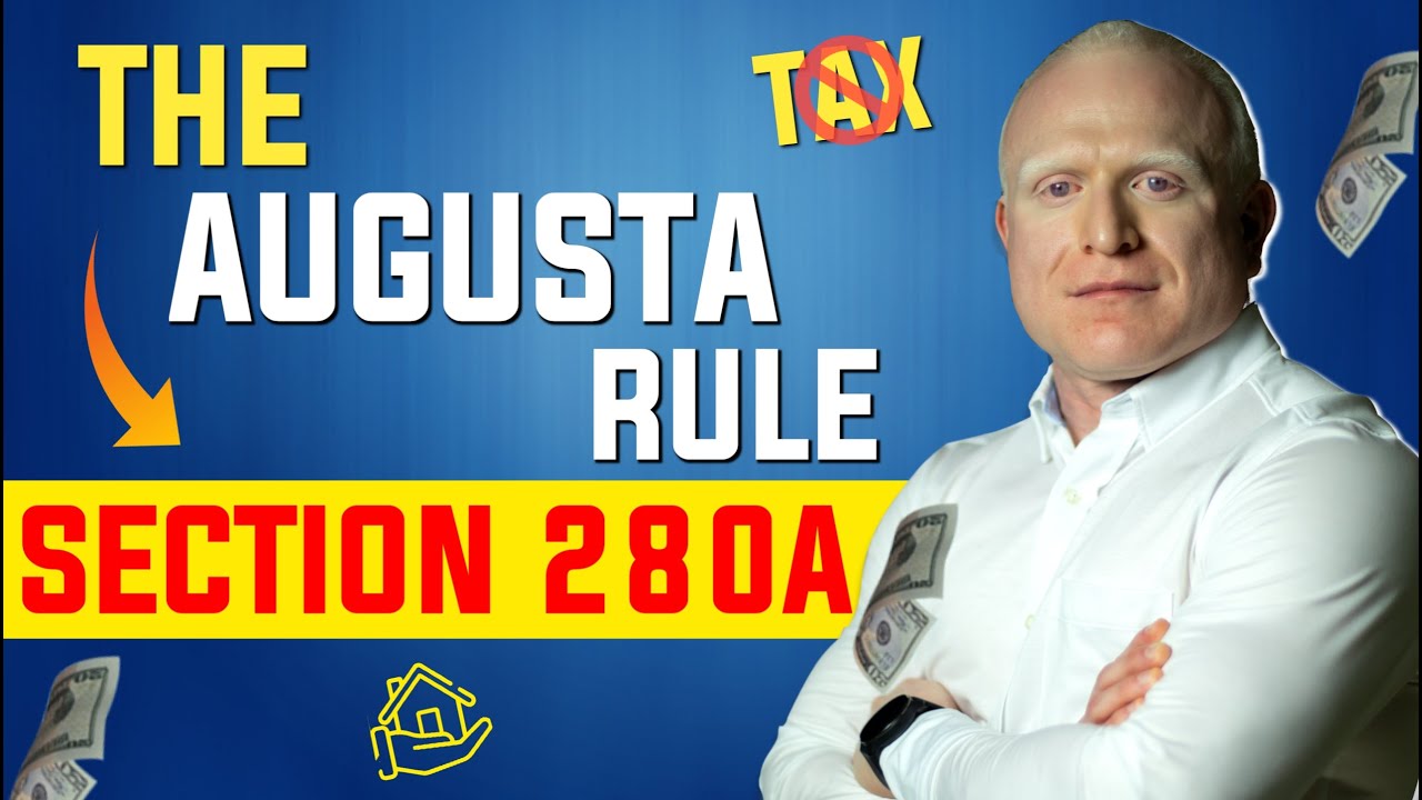 How the RICH AVOID paying taxes - The Augusta Rule LOOPHOLE (Section 280A) - TAX BENEFITS