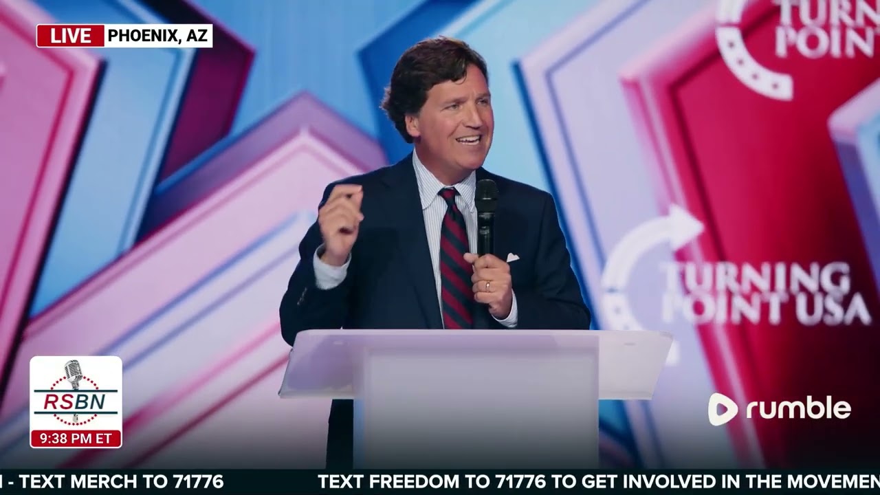 WATCH: Tucker Carlson Closes Out Night One of America Fest - 12/18/25