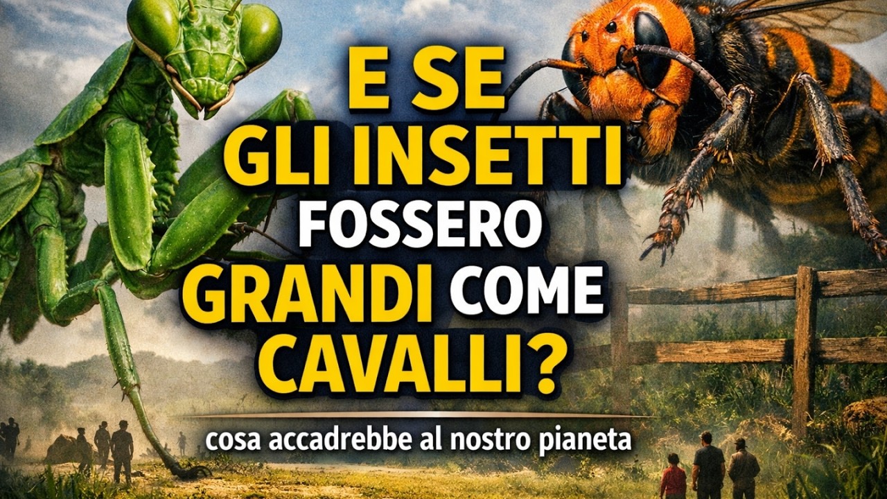 E se gli insetti diventassero grandi come cavalli?