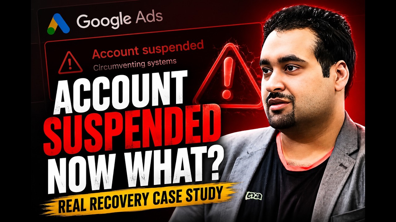 Google Ads Suspended [2026] for Circumventing System [Fixed]