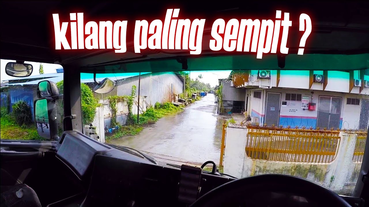 POV Scania 114L SKILL SAYA DI UJI DISINI ! MASUK KILANG SEMPIT DALAM KAMPUNG !