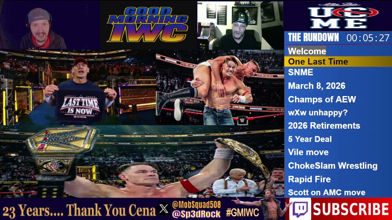 GMIWC Ep 4 with Sp3drock & Mob Miz #aew #wwe #wrestling