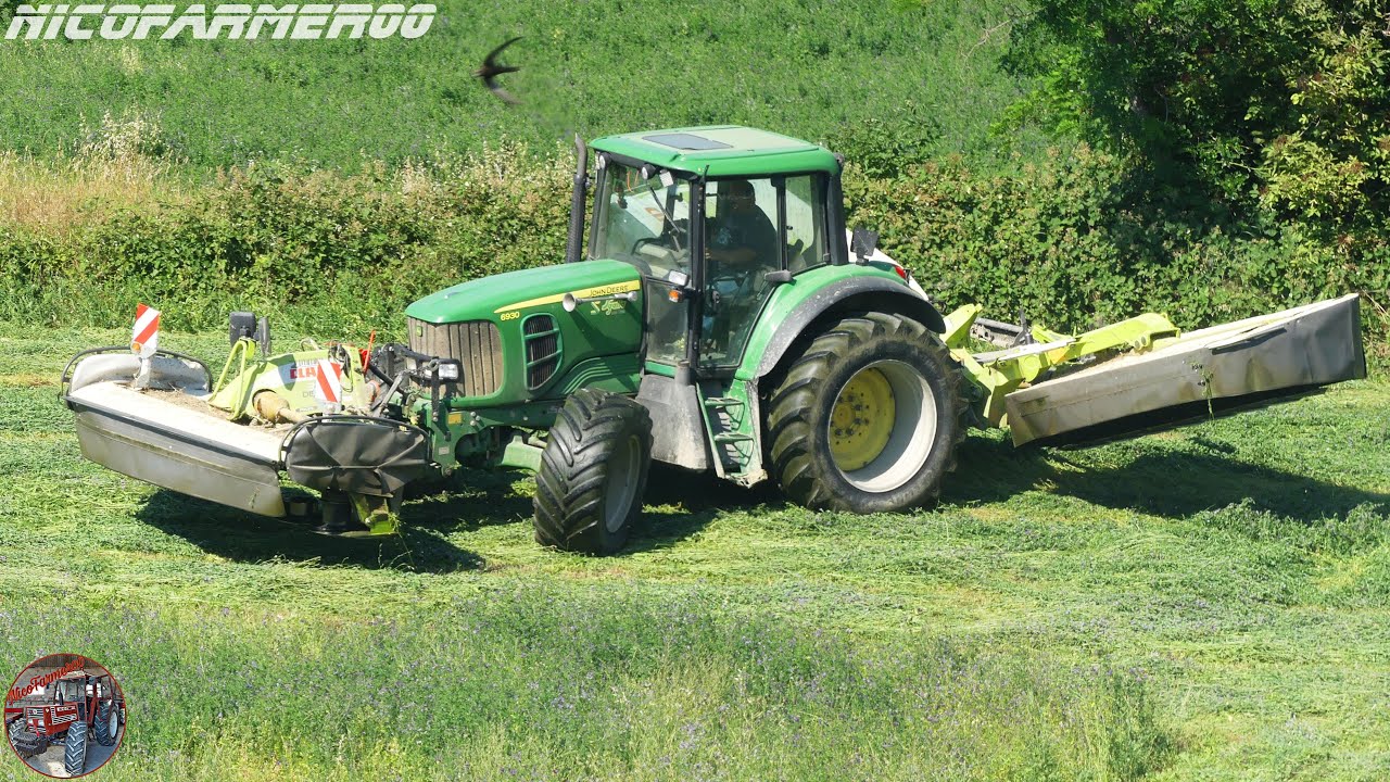 OPEN PIPE | JD POWER | SOUND 🔊 | JOHN DEERE 6930 + Triple CLAAS DISCO 3200 FC + 8500 TREND | NEPA