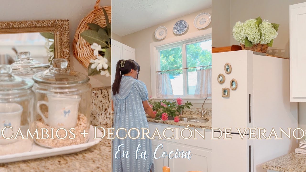 CAMBIOS + DECORACIÓN DE VERANO EN MI COCINA 🪿| Ana Quintero