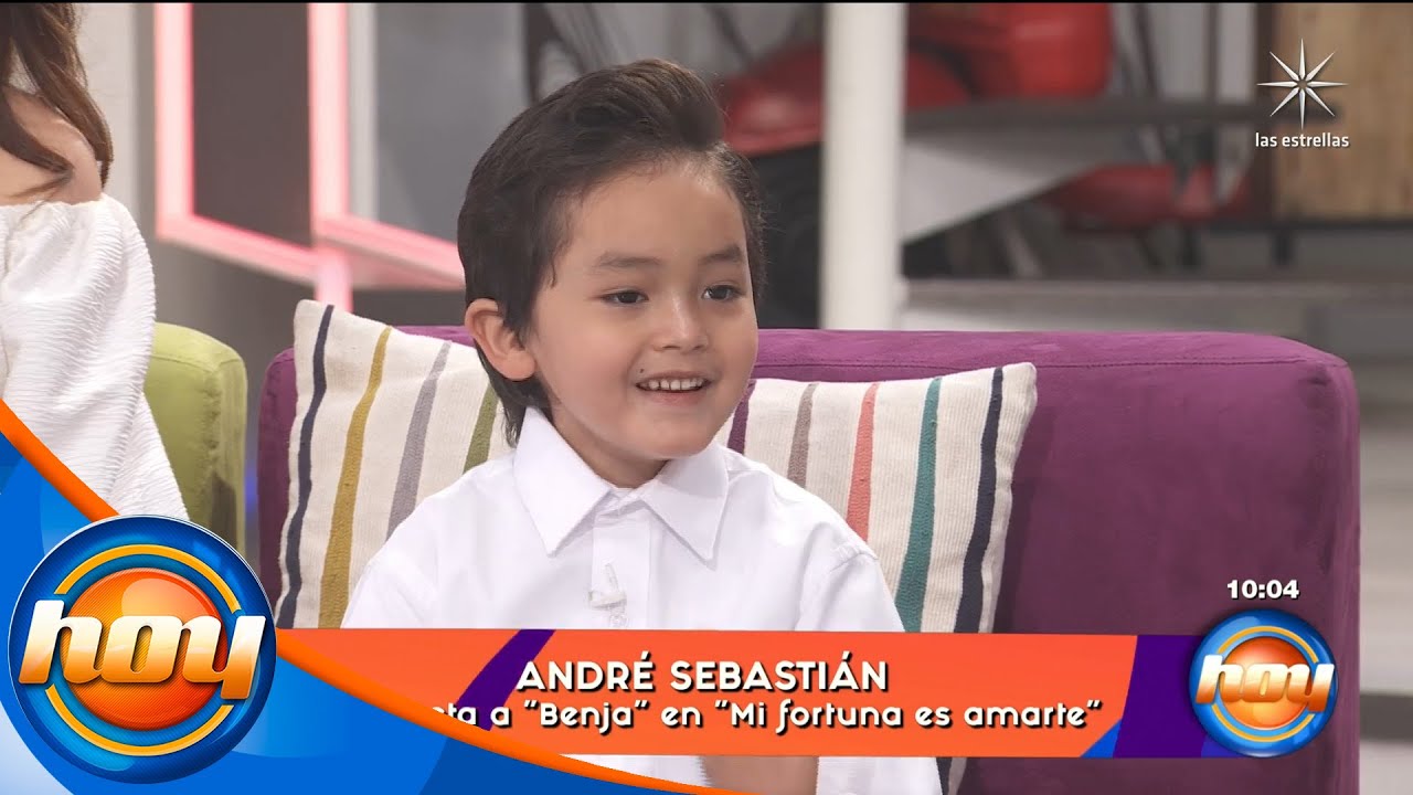 André Sebastián quien interpreta a Benja en Mi Fortuna Es Amarte nos acompaña hoy | Programa Hoy