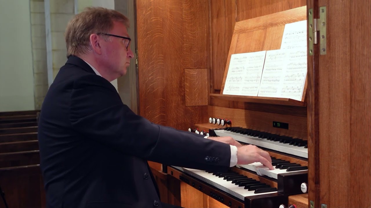 Guy Ropartz Prélude funèbre (Six pièces, no. 1) - Eric Lebrun à l'orgue Fossaert de Vouvant (85)
