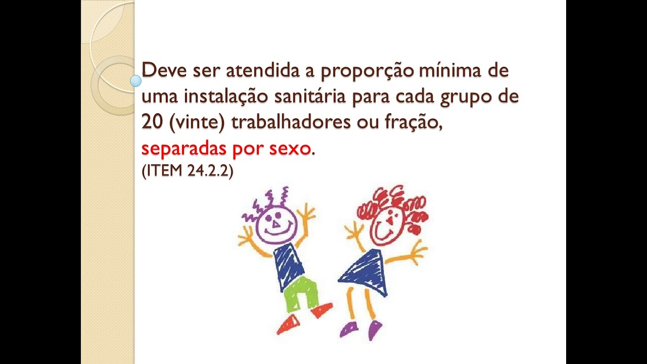 NR 24 CONDIÇÕES SANITÁRIAS