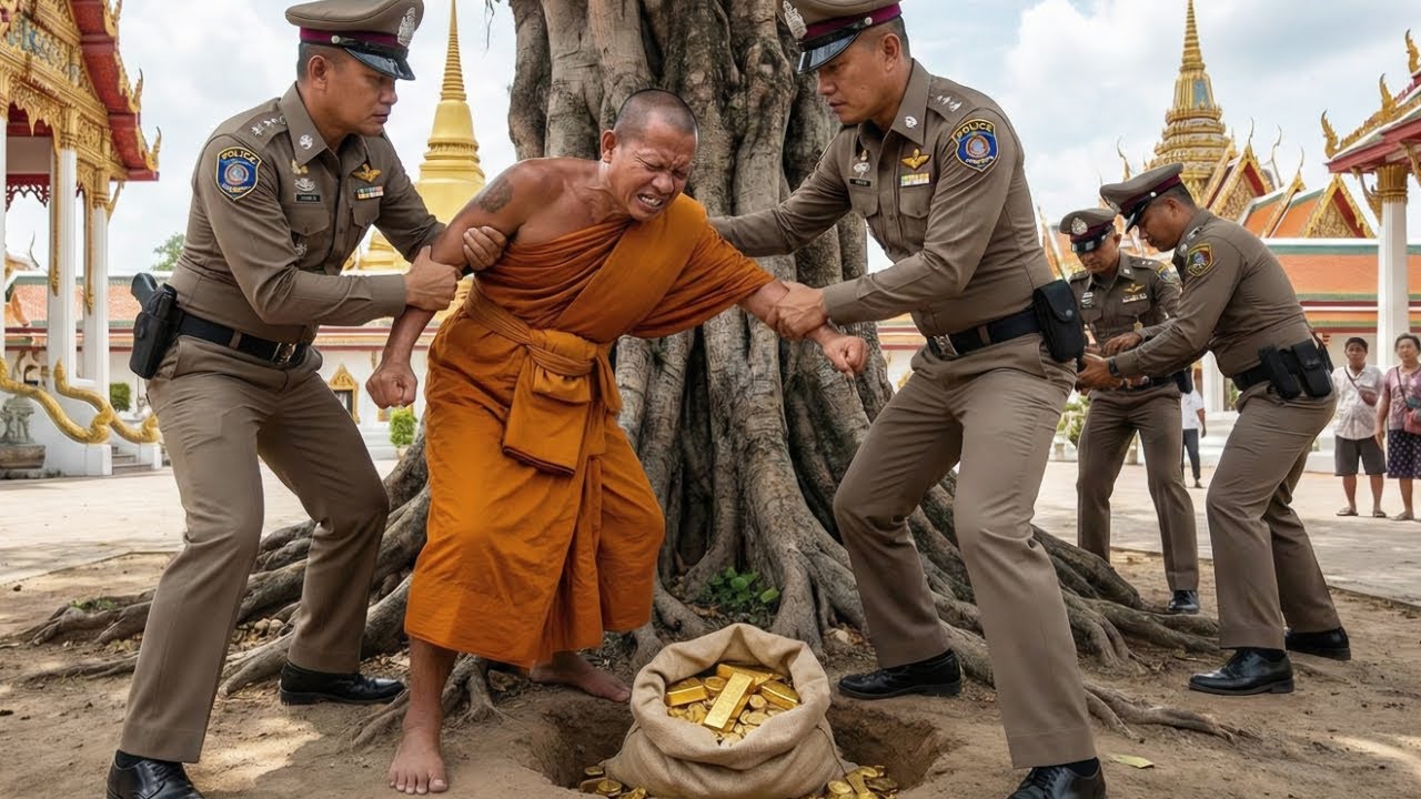 ช็อก! หลวงตาแอบขโมยทองฝังใต้ต้นโพธิ์ สุดท้ายเจออาถรรพ์และจุดจบสุดสยอง กฎแห่งกรรม