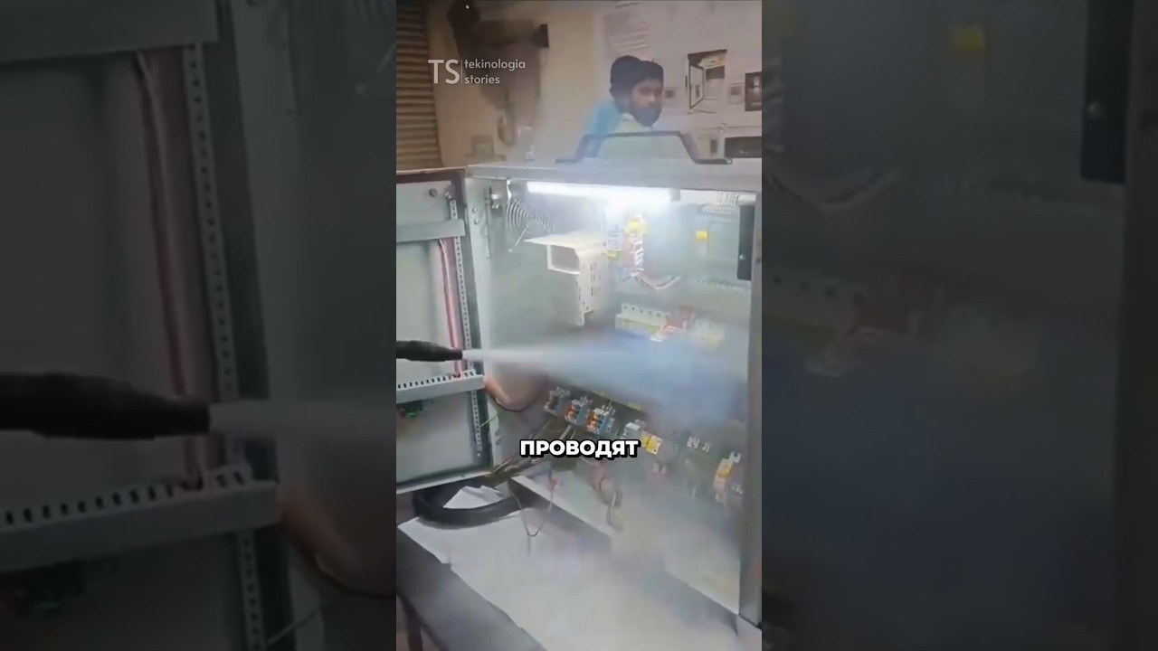 Очистка под напряжением 😱