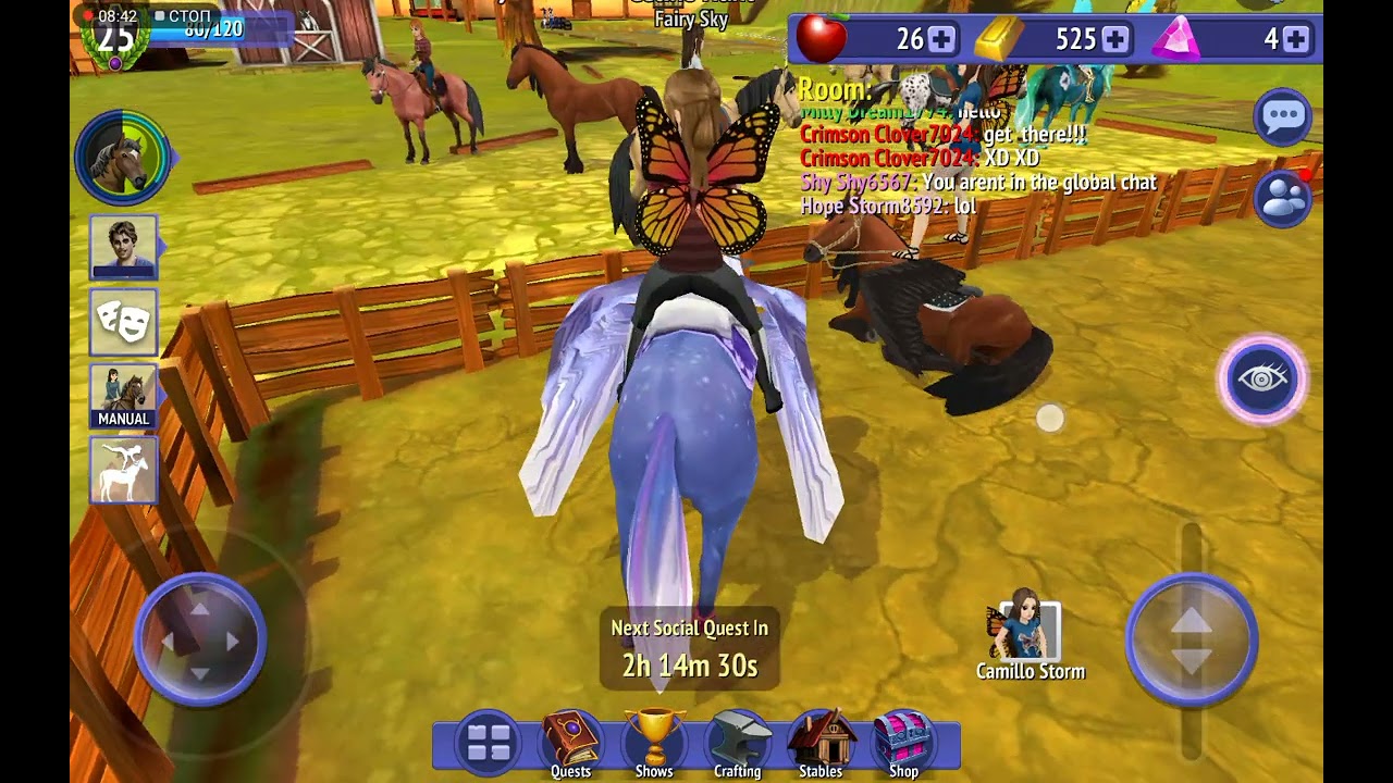 horse riding tales~i'm level 25~YAY!