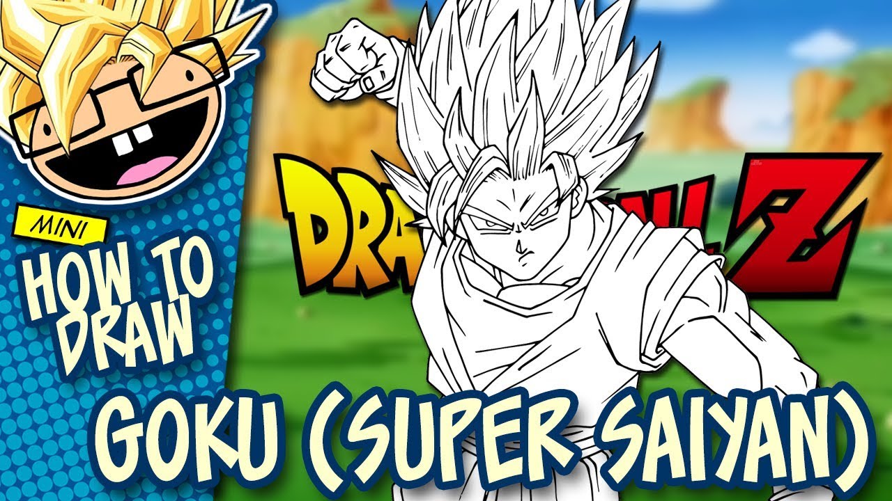 How to Draw SUPER SAIYAN GOKU (Dragon Ball Z) | Narrated Easy Step-by-Step Tutorial