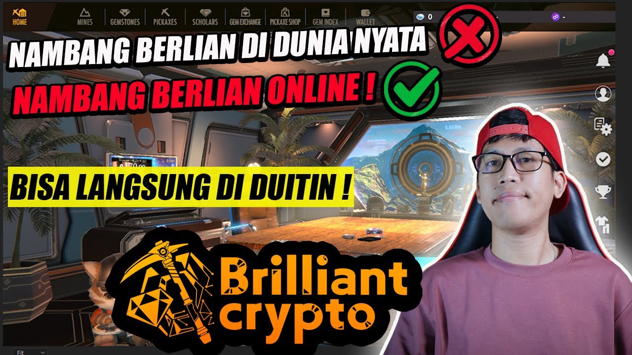100% GRATIS! Hasilkan Uang Dari Internet Dengan Menambang Berlian Online Menggunakan Brilliantcrypto