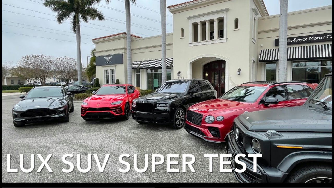 Lux SUV Super Test.. Cullinan/ DBX/ URUS/ G63 AMG / Bentayga S
