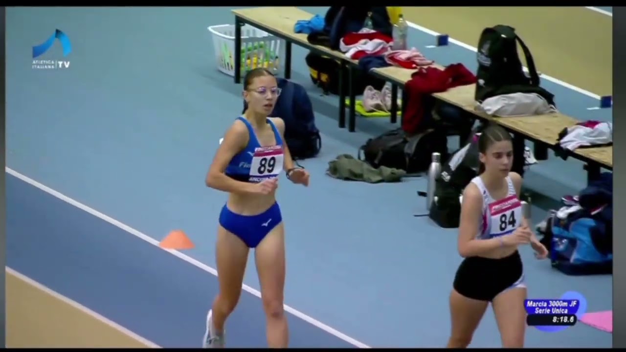 Serena Di Fabio 3000 m marcia Camp.ita indoor juniores  in 12'40