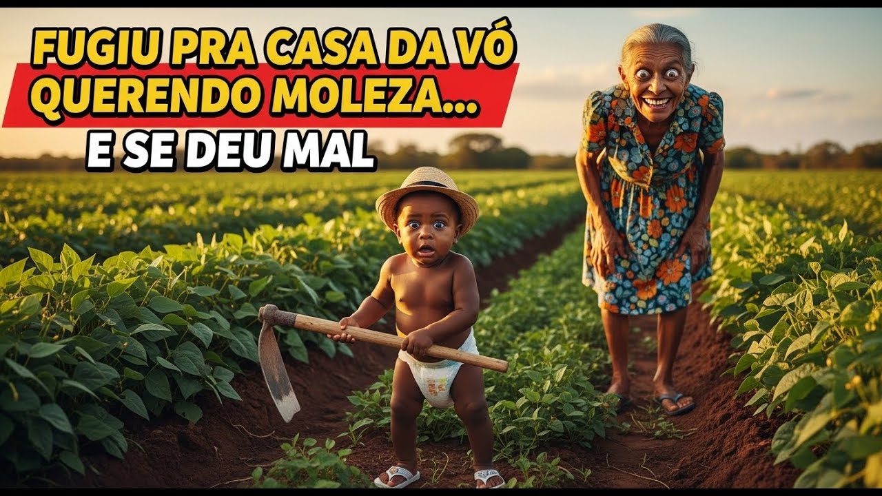 Fugiu pra casa da v&oacute; achando que ia ter moleza&hellip; e se lascou bonito!