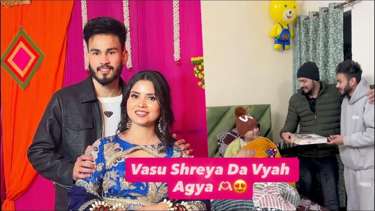 Vasu Shreya Da Vyah Agya 🫶🏻 kairav Gift unbox 🤑
