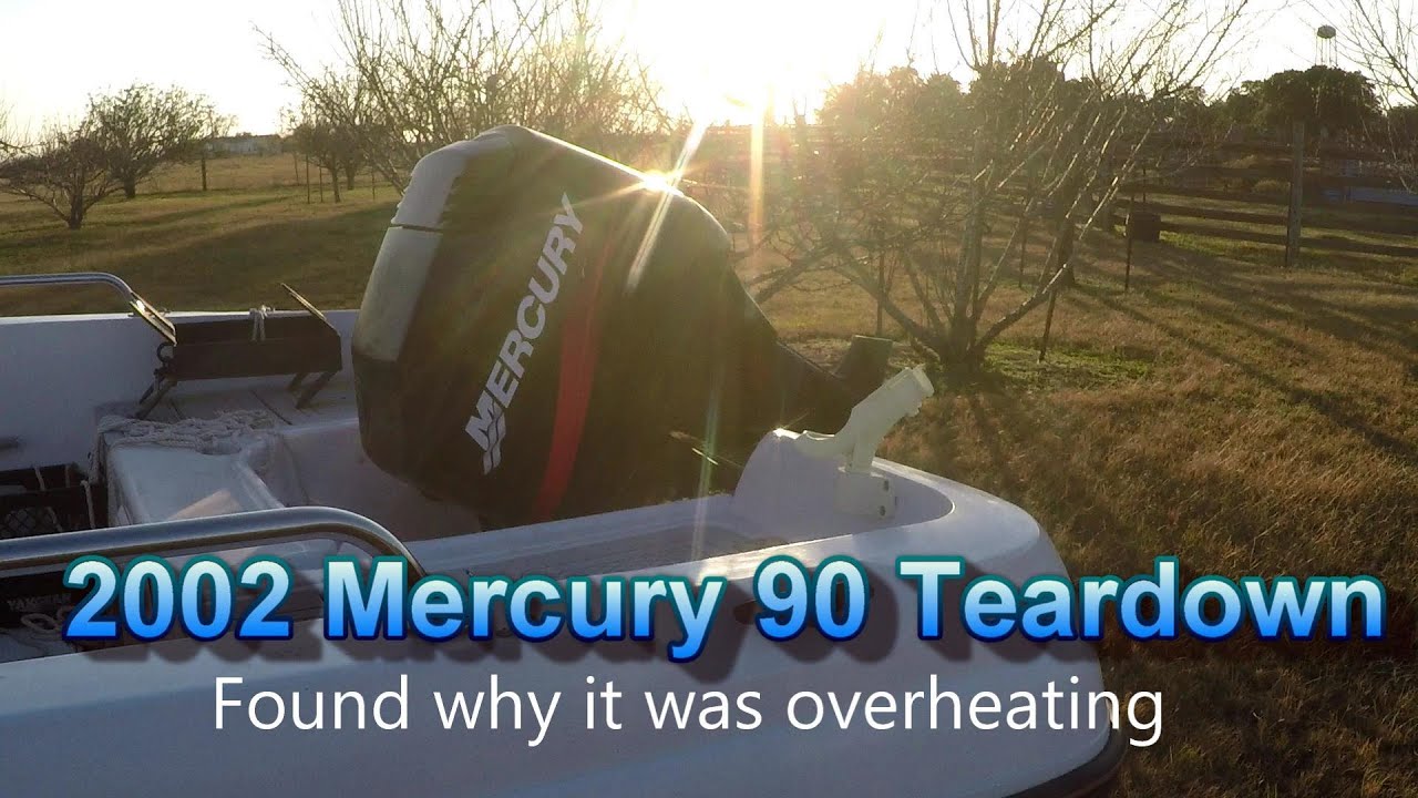 Episode VIII: Found the overheat cause; An explanation of outboard cooling 2002 Mercury 90 hp