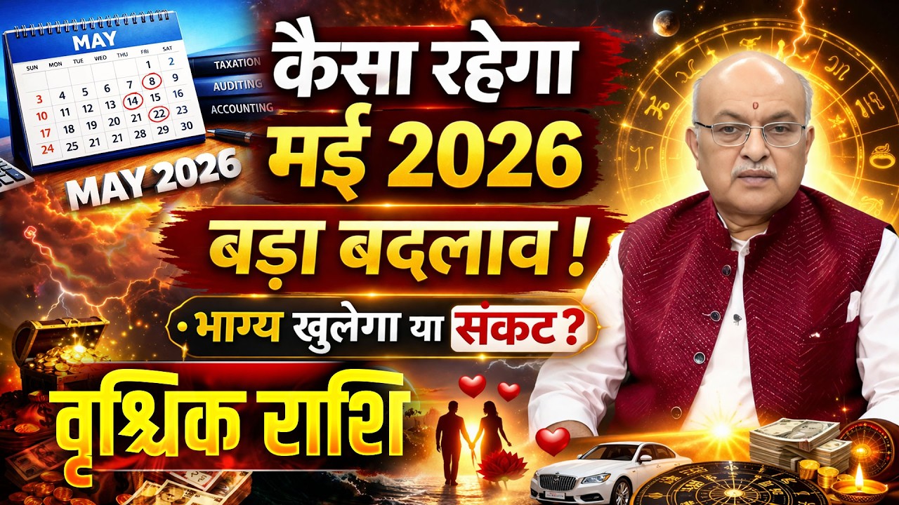 Vrishchik Rashi (Scorpio) &ndash; Vrishchik Rashi May Rashifal 2026 | Scorpio Horoscope May 2026