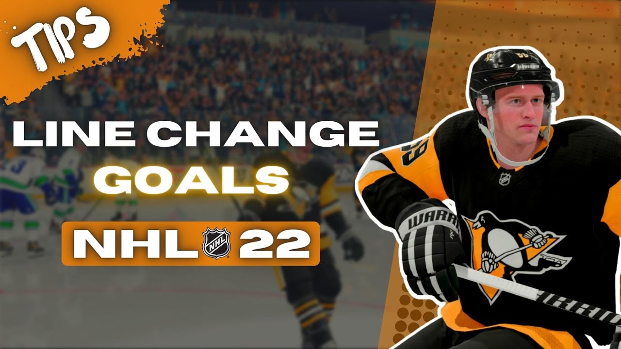 NHL 22 | USING LINE CHANGES TO SCORE GOALS!!