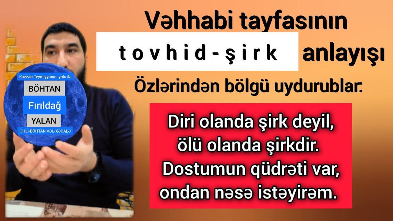 Vəhhabi tayfasının TOVHİD-ŞİRK anlayışı. Uydurma bölgü, heç bir ayəyə əsaslanmayan əqidə!