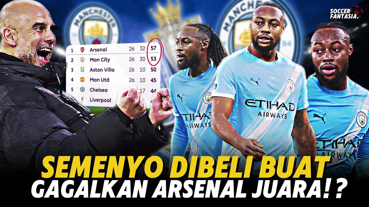 Pep Mulai Tersenyum! Semenyo Jadi Senjata Baru Man City Buat Salip Arsenal di Tikungan Akhir!