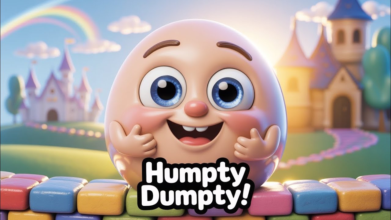 Oops! Humpty Dumpty Had a Big Fall 😲🥚 | Cute Kids Song