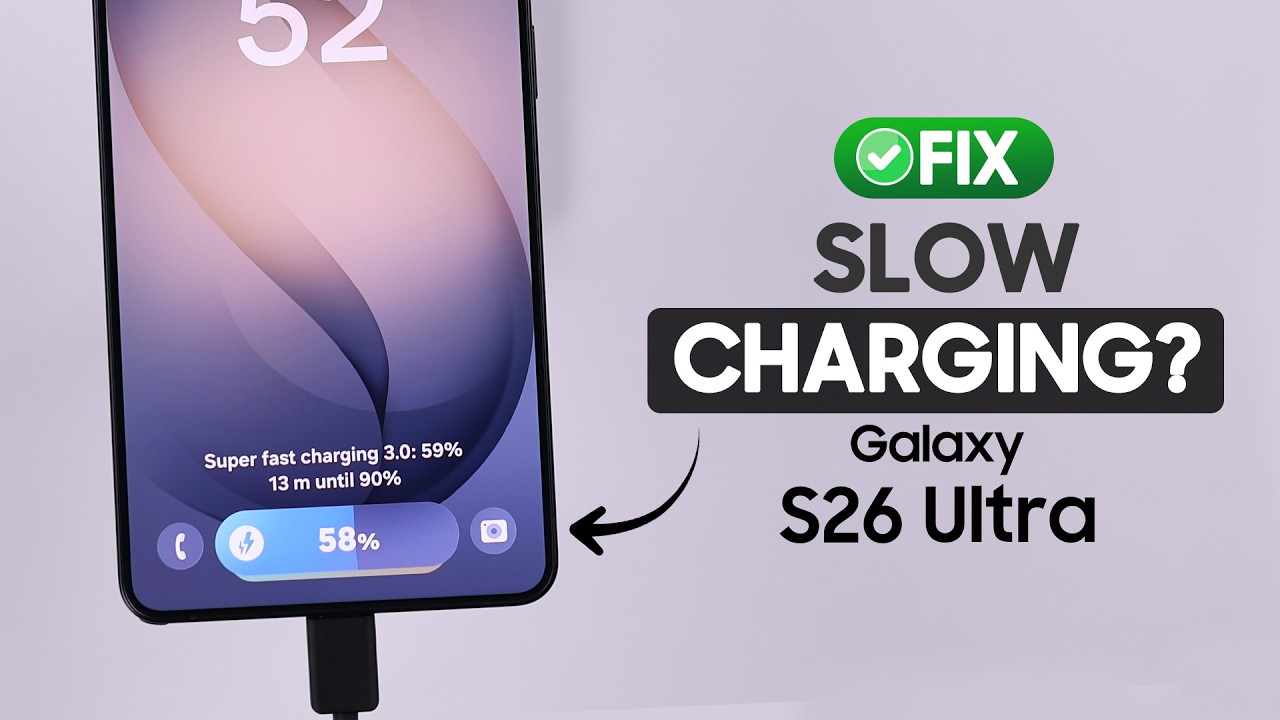 Проблема с медленной зарядкой Samsung S26 Ultra? Решение!