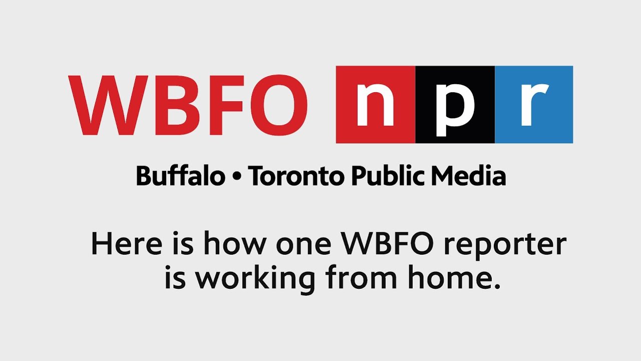 WBFO | Reporter Kyle Mackie builds a fort during COVID-19