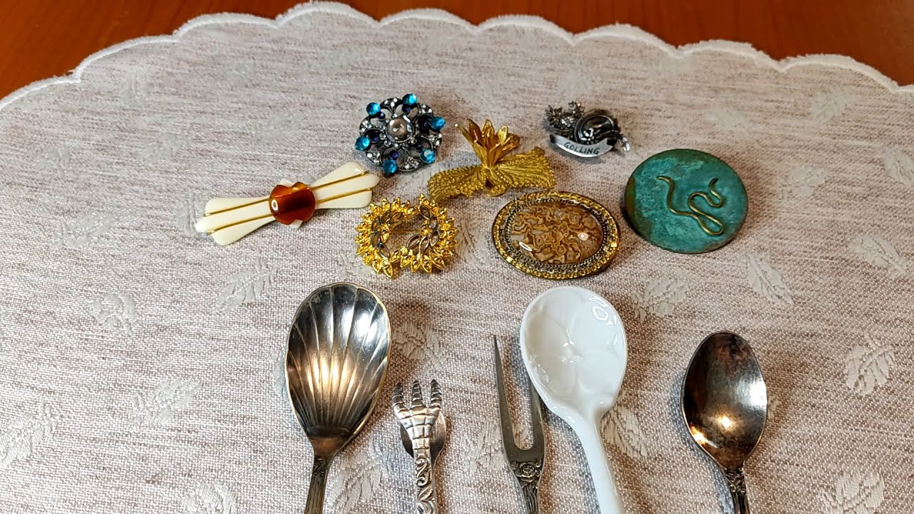 ВІНТАЖНА БІЖУТЕРІЯ №1 ТА СТОЛОВІ ПРИБОРИ