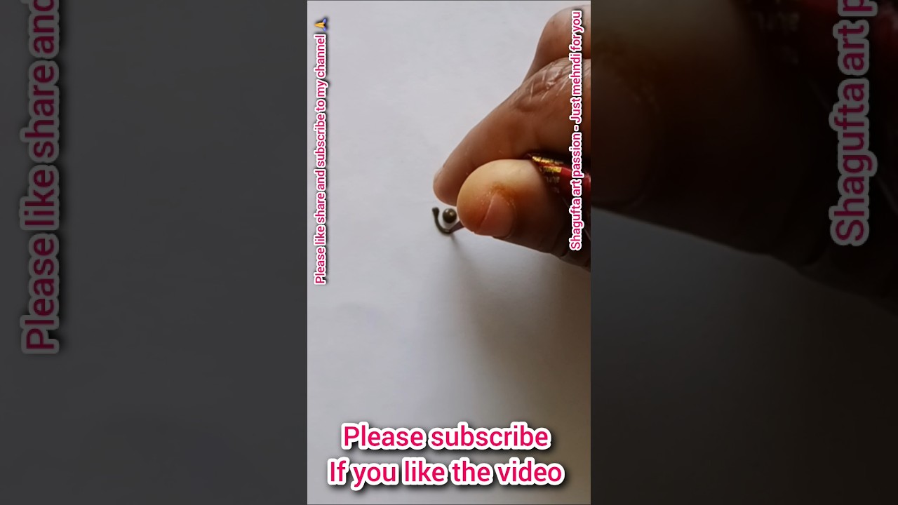 Basic Flower Mehndi Design Big New Easy #mehndi #yourubeshorts #shorts #trending #viral #shortvideo