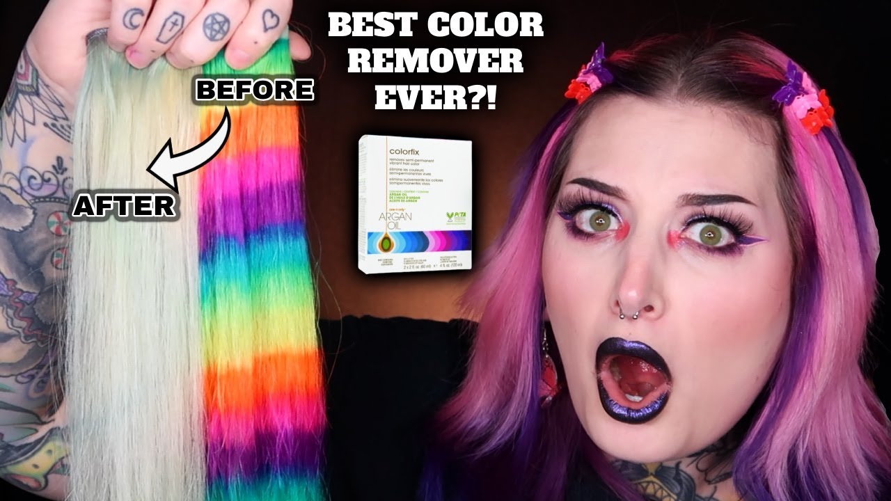 Argan Oil Semi Permanent Color Remover