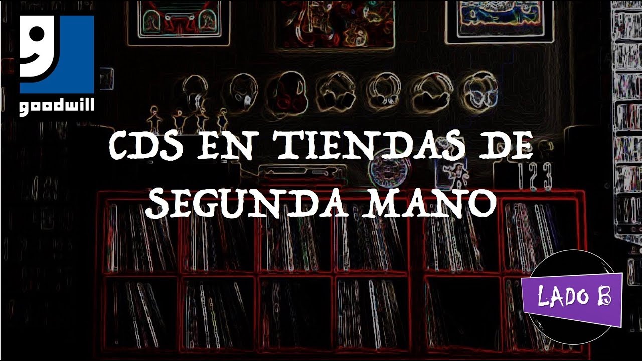 CDs en tiendas de segunda mano (Goodwill)