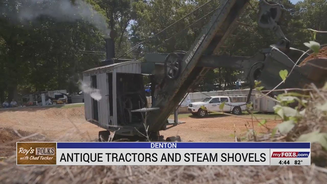 Denton man runs antique tractors, steam shovels