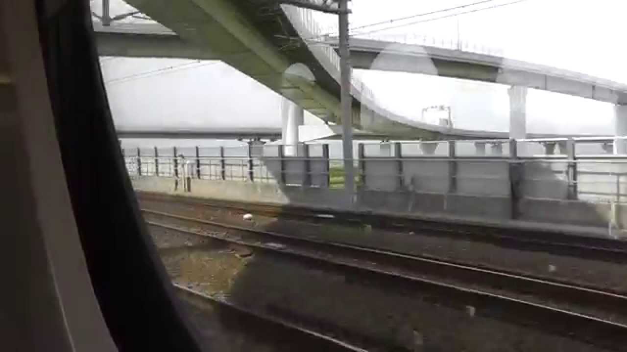 南海特急　ラピートβ　関西空港行（なんば～関西空港）の車窓