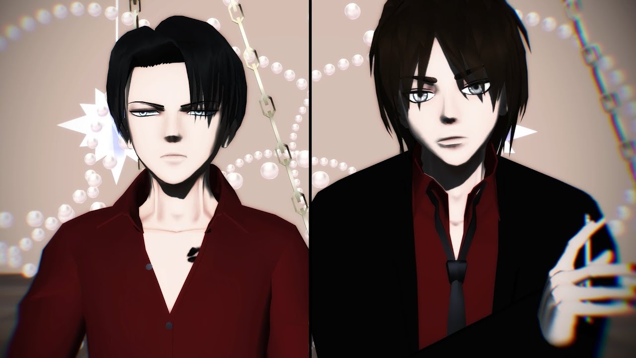 【進撃のMMD】乱躁滅裂ガール 【リヴァイ・エレン】
