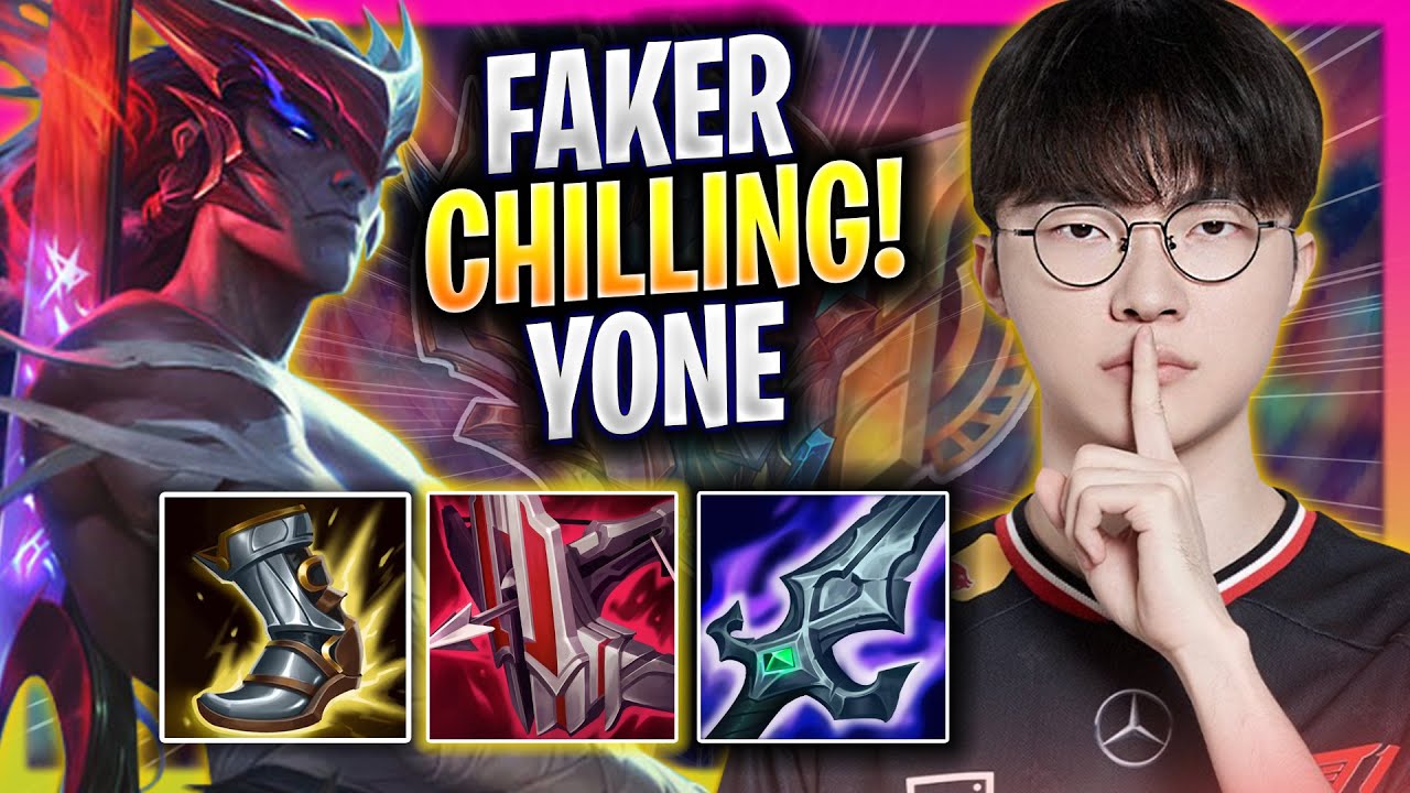 FAKER CHILLING WITH YONE! - T1 Faker Plays Yone MID vs Vladimir! | Season 2025
