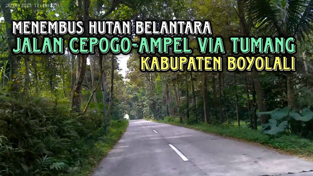 Jalan Cepogo - Ampel, Boyolali via Tumang || Nmax Old || 26 Jun 2023