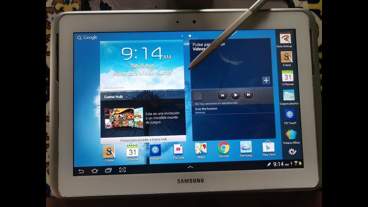 Samsung galxy note 10.1 2012 en 2023 o 2024 vale la pena?