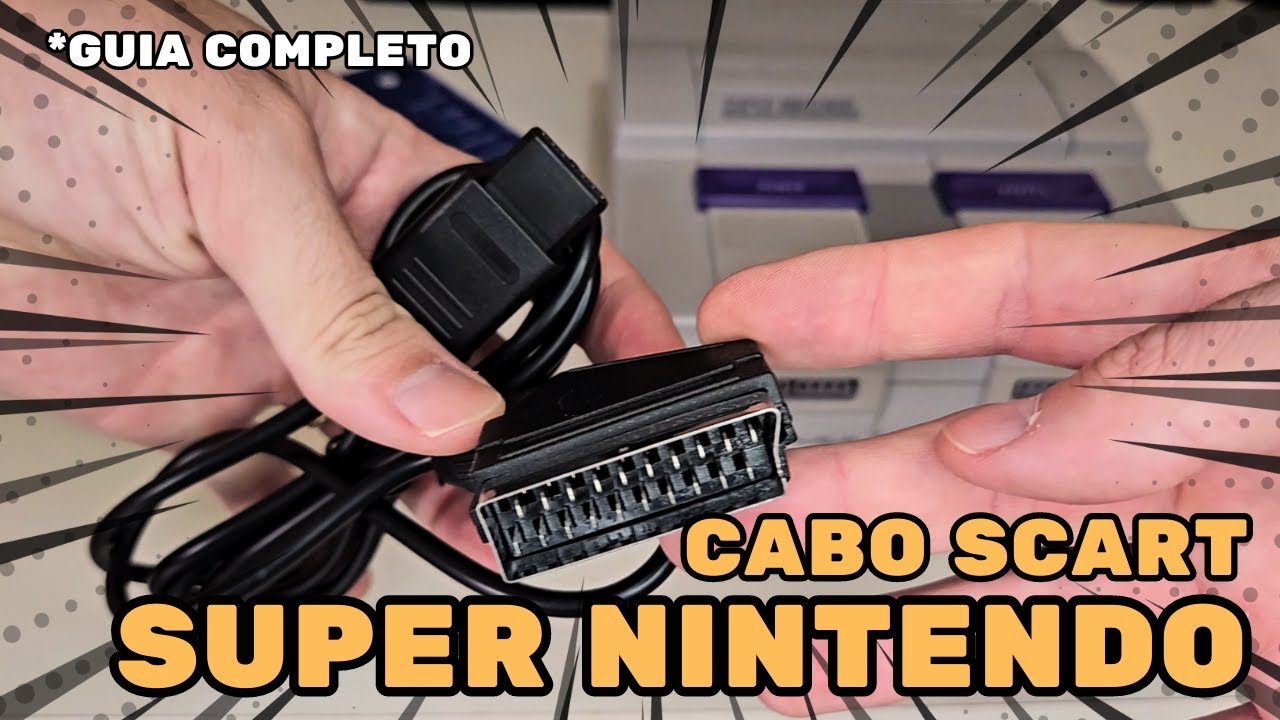 Transformando o SUPER NINTENDO: Instalação com Cabo SCART e Adaptadores!
