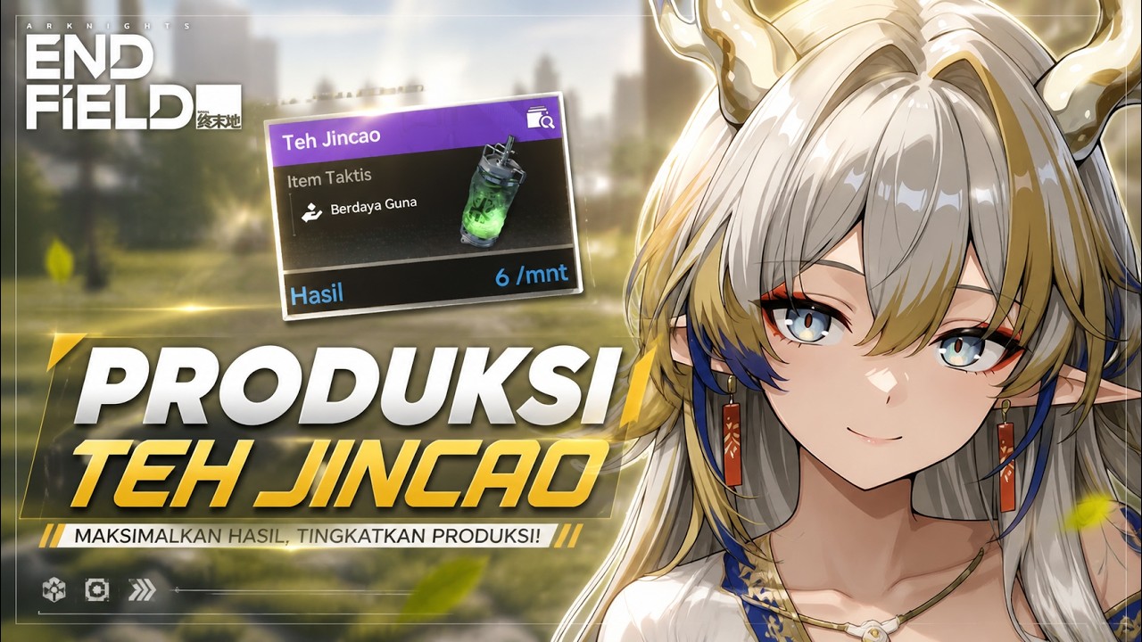 Guide Membuat Teh Jincao Dengan Cepat (6/Menit) Tutor plus Blueprint| AK Endfield