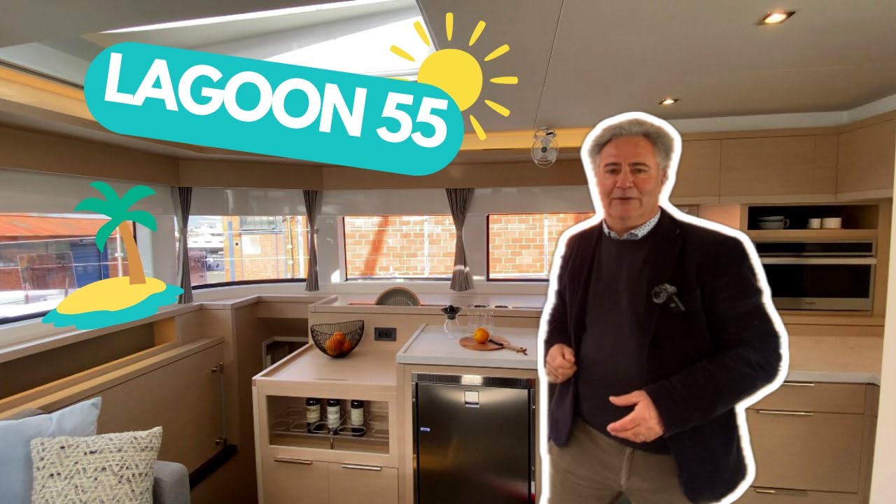 Lagoon 55 - Le catamaran de vos rêves ! Visite à bord