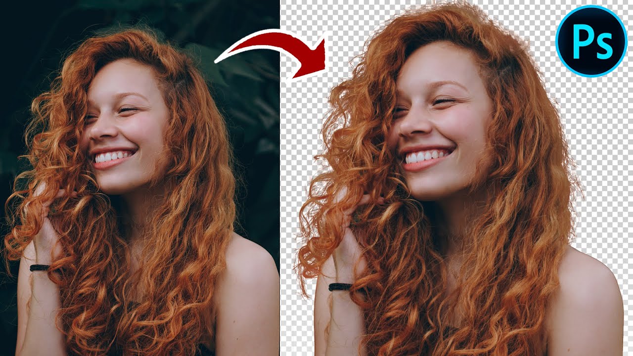 Как маскировать волосы с помощью инструмента REFINE HAIR в Photoshop 2022
