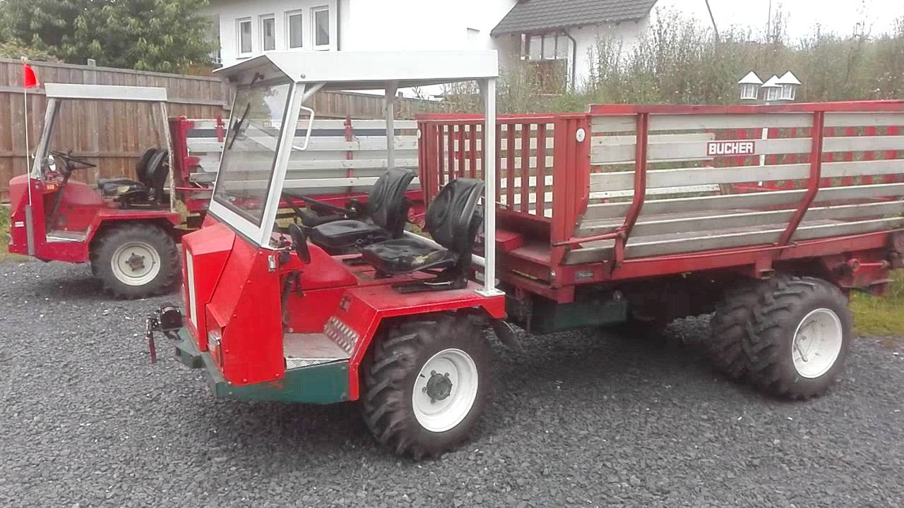 Bucher Tr 1800 / 2100 / 1500 Fuhrpark Teil 1 wie Aebi Tp, Reform Muli