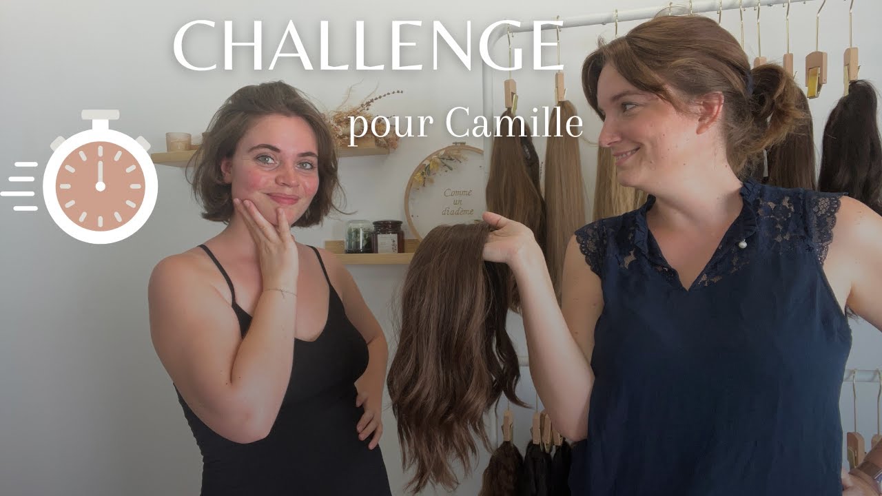 Challenge pour Camille avec un volumateur capillaire !