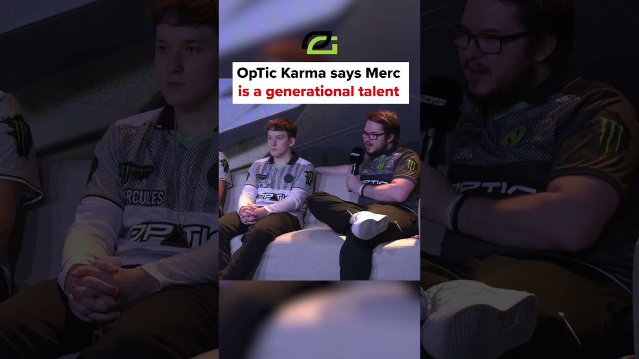 OpTic Karma GASSES UP Merc and says he's a generational talent