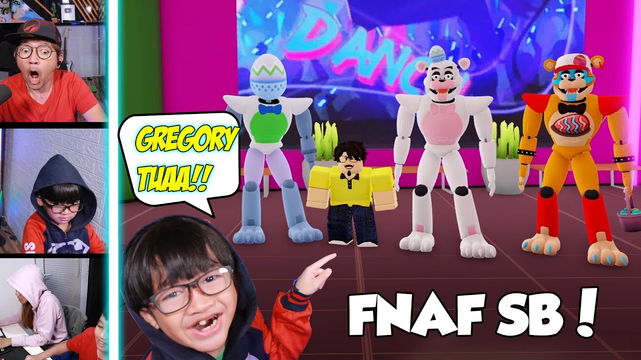 MENCARI BADGE TERBARU FNAF SB!! MALAH KETEMU GREGORY TUA JADI BAPACK BAPACK 🤣🤣